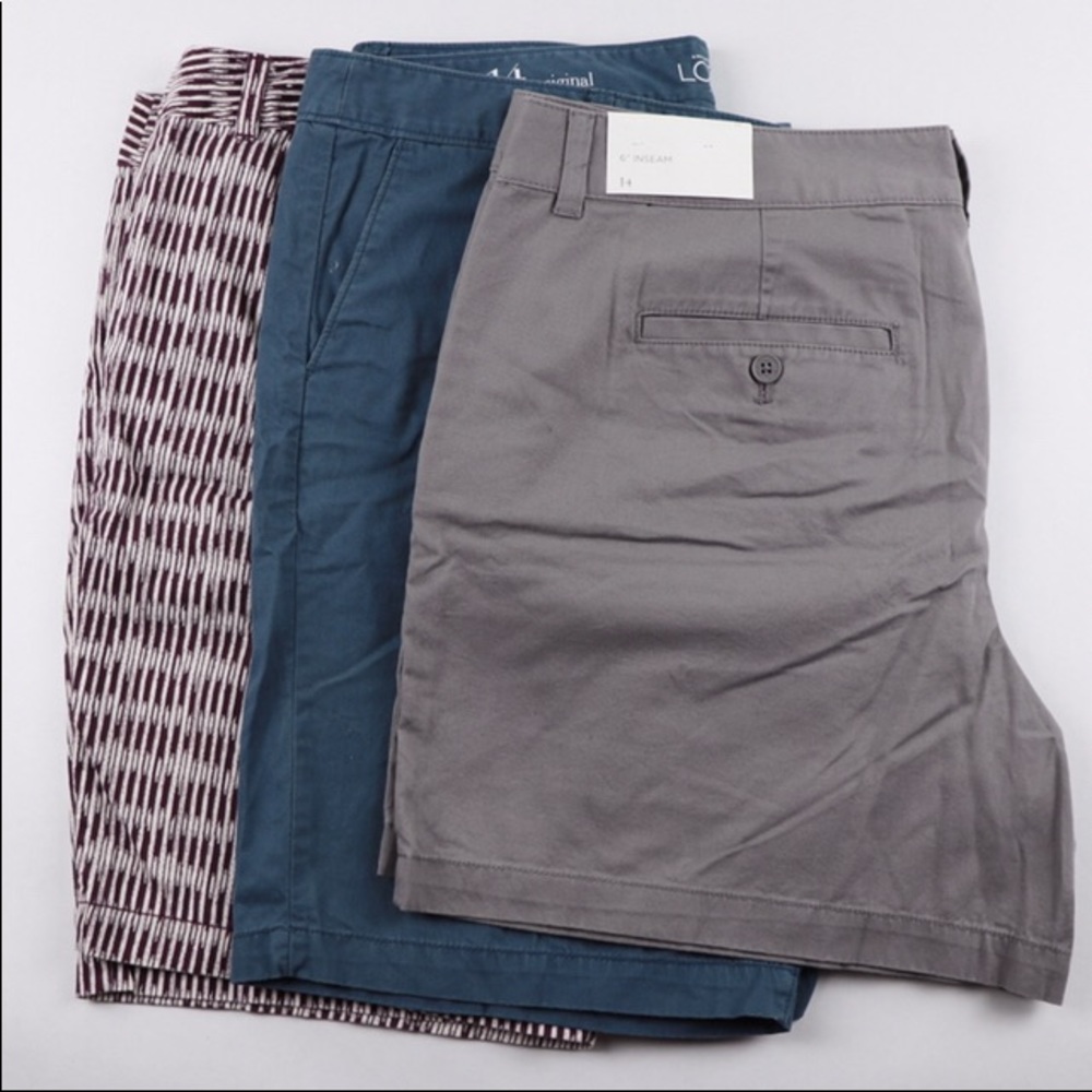 Bundle of size 14 Loft 100% cotton short